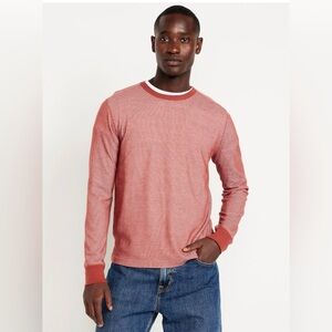 Old Navy Red Long Sleeve Crewneck Shirt size Small